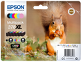Epson C13T37984010 - Paquete de 6, XL, negro, amarillo, cián, magenta