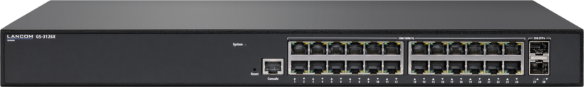 R+S Lancom GS-3126X - conmutador gestionado capa 3 de 24 puertos