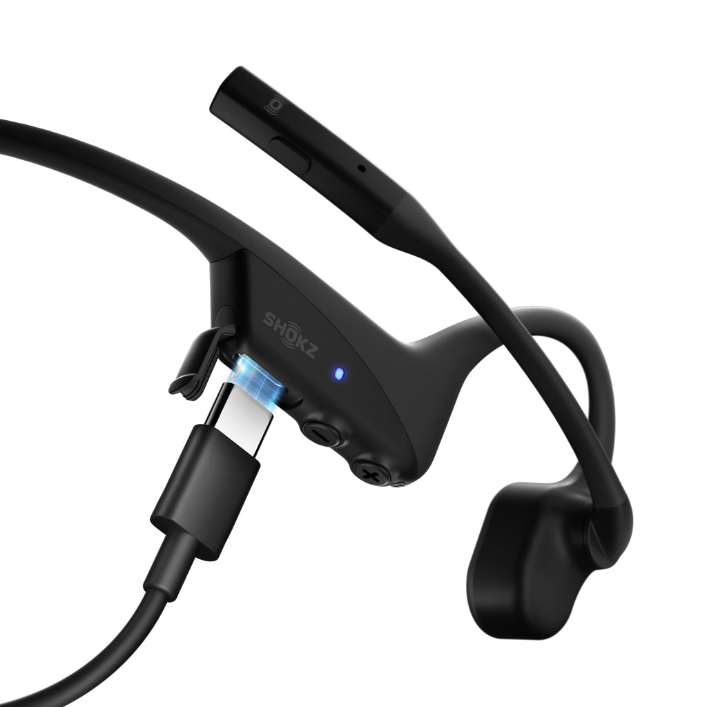 SHOKZ C120-AC-BK auricular y casco Auriculares Inalámbrico gancho de oreja Oficina/Centro de llamadas USB Tipo C Bluetooth Negro (6)