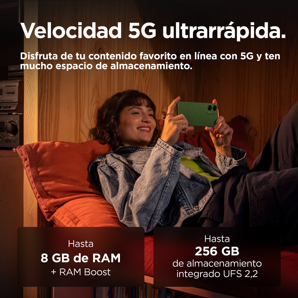 Motorola moto g35 5G 17,1 cm (6.72") SIM doble Android 14 USB Tipo C 4 GB 128 GB 5000 mAh Verde (8)