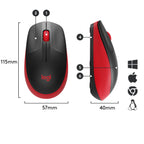 Logitech M190 ratón Oficina Ambidextro RF inalámbrico Óptico 1000 DPI (7)