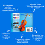 Epson 250 Violin Claria Photo HD cartucho de tinta 1 pieza(s) Original Rendimiento estándar Negro, Cian, Cian claro, Magenta claro, Magenta, Blanco (4)