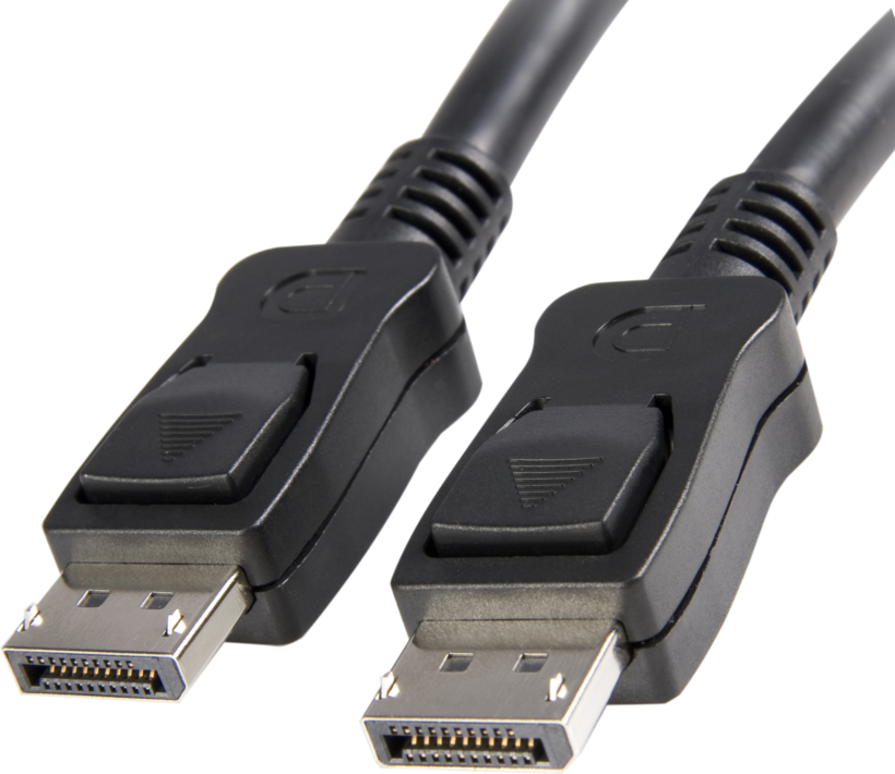 Startech DISPL1M - 2x Macho DP, Extensor Latches, Negro, Cable DisplayPort