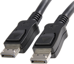 Startech DISPL1M - 2x Macho DP, Extensor Latches, Negro, Cable DisplayPort