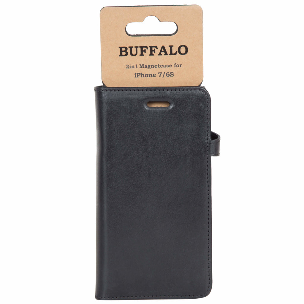 Buffalo 657529 funda para teléfono móvil 11,9 cm (4.7") Folio Negro (2)