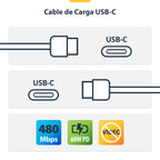 StarTech.com USB2CC2MNCWHE cable USB USB C 0,48 Gbit/s (9)