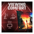 Acer NITRO XZ2 XZ322QUV3 monitor 31.5" Quad HD LED vista 3