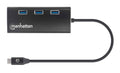 Manhattan 152440 base para portátil y replicador de puertos USB Tipo C Negro (5)
