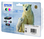 Epson C13T26164010 - Paquete de 4, negro, amarillo, cián, magenta, original