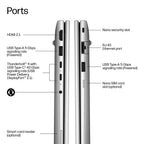 HP EliteBook 6 G2i 14 inch Notebook AI PC Intel Core 5 320 Laptop 35.6 cm (14") WUXGA 16 GB DDR5-SDRAM 512 GB SSD Wi-Fi 7 (802.11be) Windows 11 Pro Silver (4)