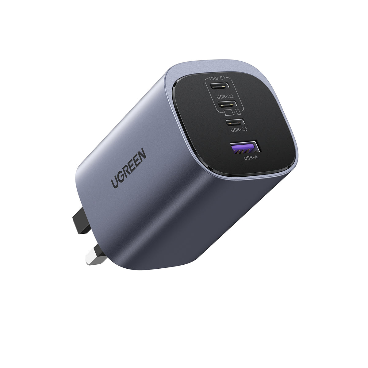 Ugreen NEXODE S 100W GAN CHARGER Ordenador portátil, Teléfono móvil, Portátil, Batería portátil, Tableta, Wearables Corriente alterna Interior (3)