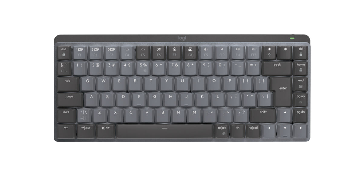Logitech MX Mechanical Mini teclado Oficina RF Wireless + Bluetooth QWERTY Internacional de EE.UU. Grafito (2)
