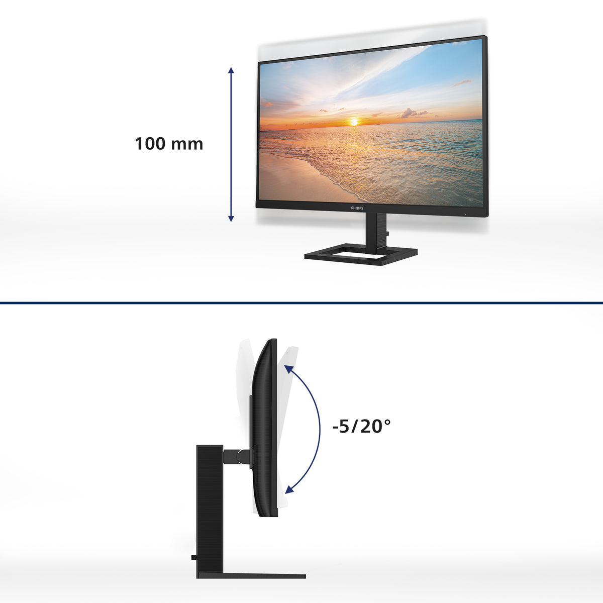 Philips 1000 series 27E1N1900AE/00 pantalla para PC 68,6 cm (27") 3840 x 2160 Pixeles 4K Ultra HD LCD Negro (3)