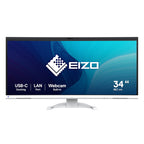 EIZO FlexScan EV3450XC-WT pantalla para PC 86,6 cm (34.1") 3440 x 1440 Pixeles UltraWide Quad HD LCD Blanco