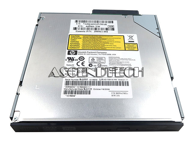 HP Unidad DVD-ROM Slimline 8x/24x 395911-001-RFB – Reacondicionado