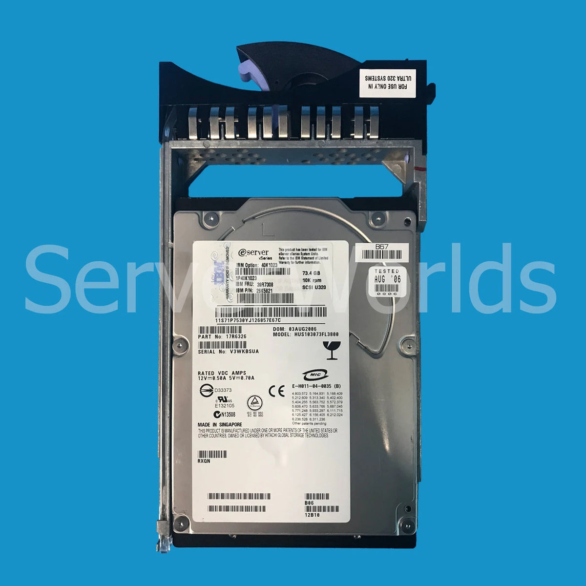 Lenovo 73GB hot-swap SCSI U320 hard 39R7308 (2)