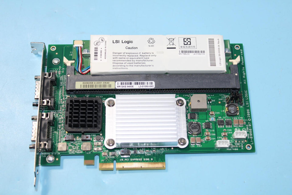 IBM X3250 SAS PCI-E RAID ADPTR 39R8852-RFB – Reacondicionado