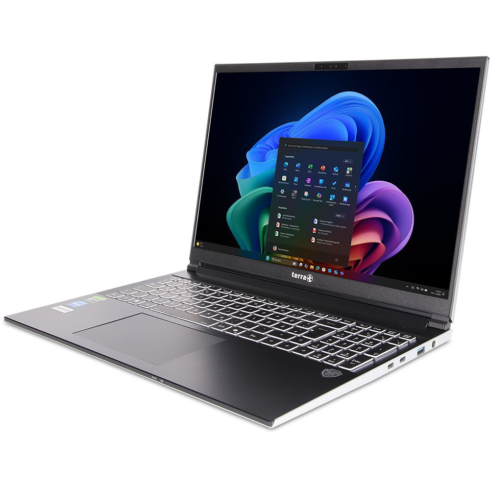 TERRA MOBILE ELITE 3A AMD Ryzen AI 7 350 Portátil 40,6 cm (16") WQXGA 32 GB DDR5-SDRAM 1 TB SSD NVIDIA GeForce RTX 5060 Wi-Fi 6E (802.11ax) Windows 11 Pro Plata (5)