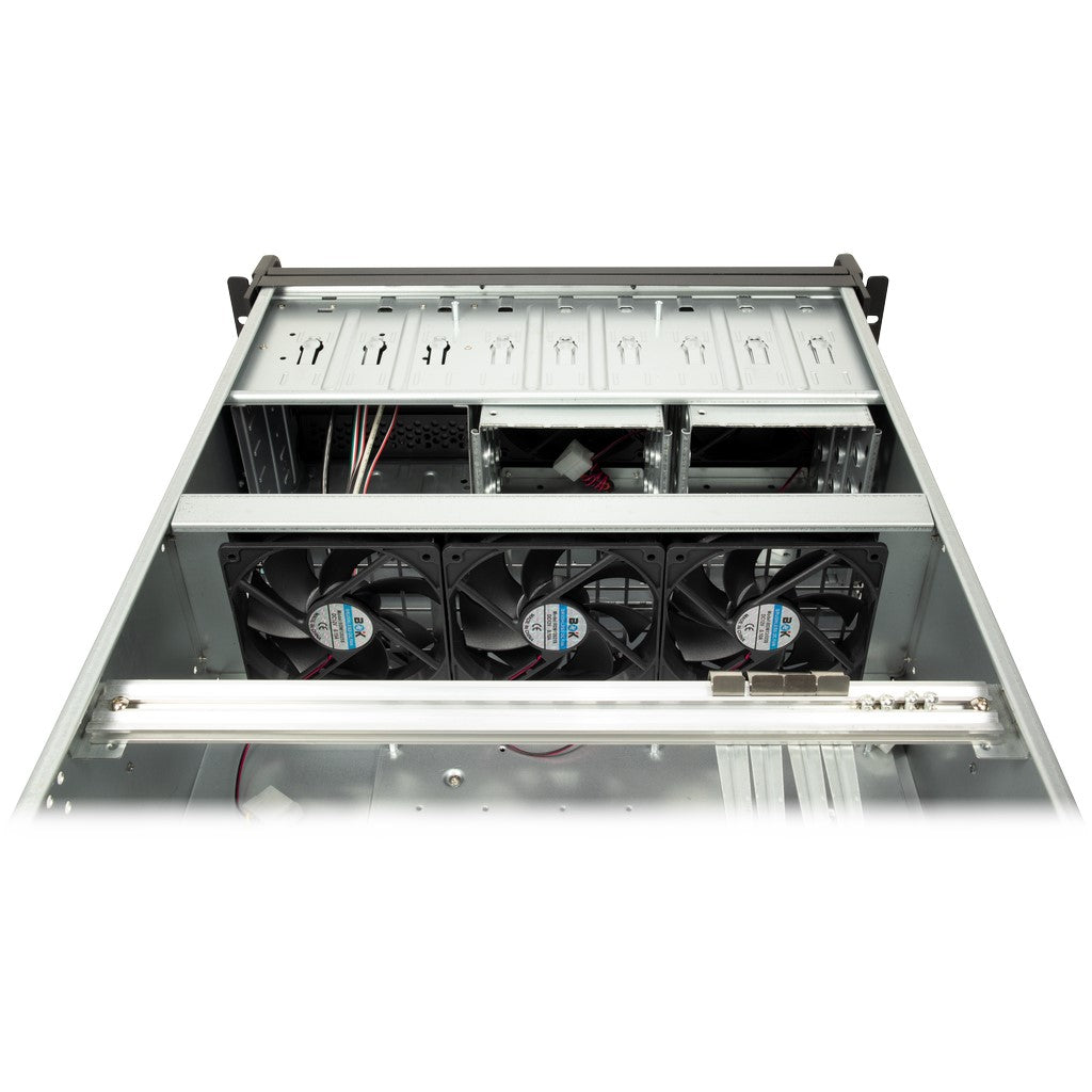 Inter-Tech IPC 4U-4129L Rack Metálico, Plata