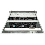 Inter-Tech IPC 4U-4129L Rack Metálico, Plata