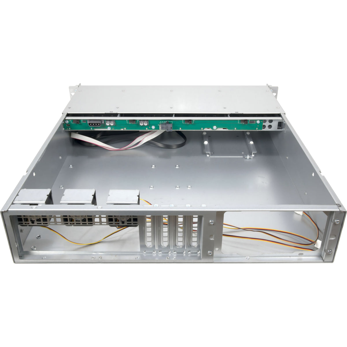 Inter-Tech 2U-2404L Rack Negro, Plata