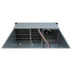 Inter-Tech 3U-30248 Rack Negro, Acero inoxidable
