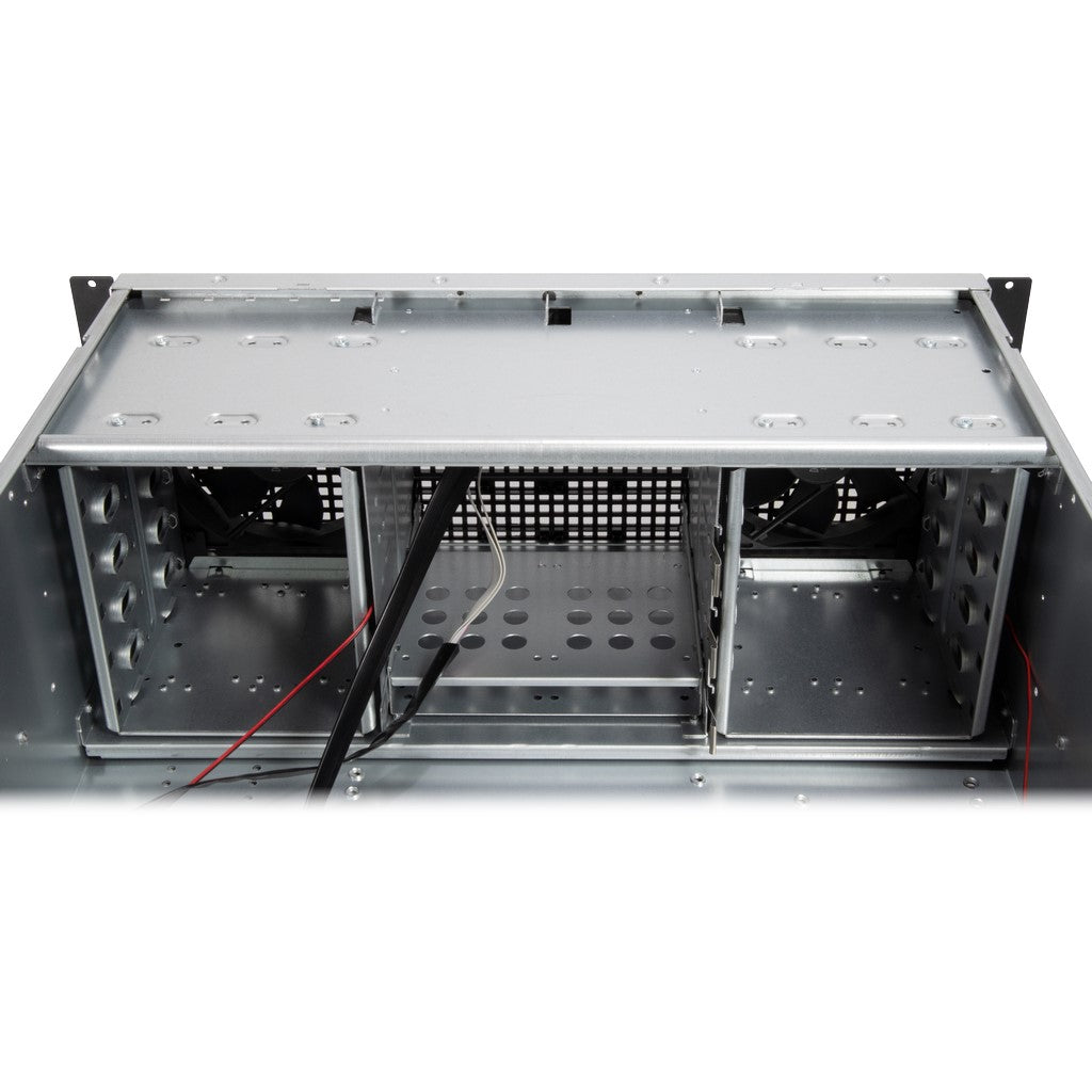 Inter-Tech 4U 40248 Rack Negro, Gris