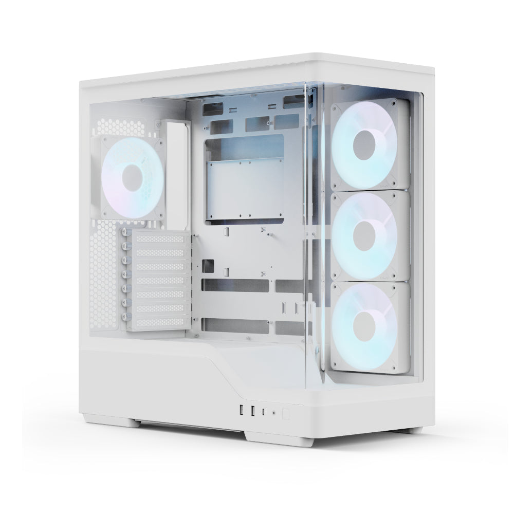 Aerocool P500A-WT Midi Tower Blanco