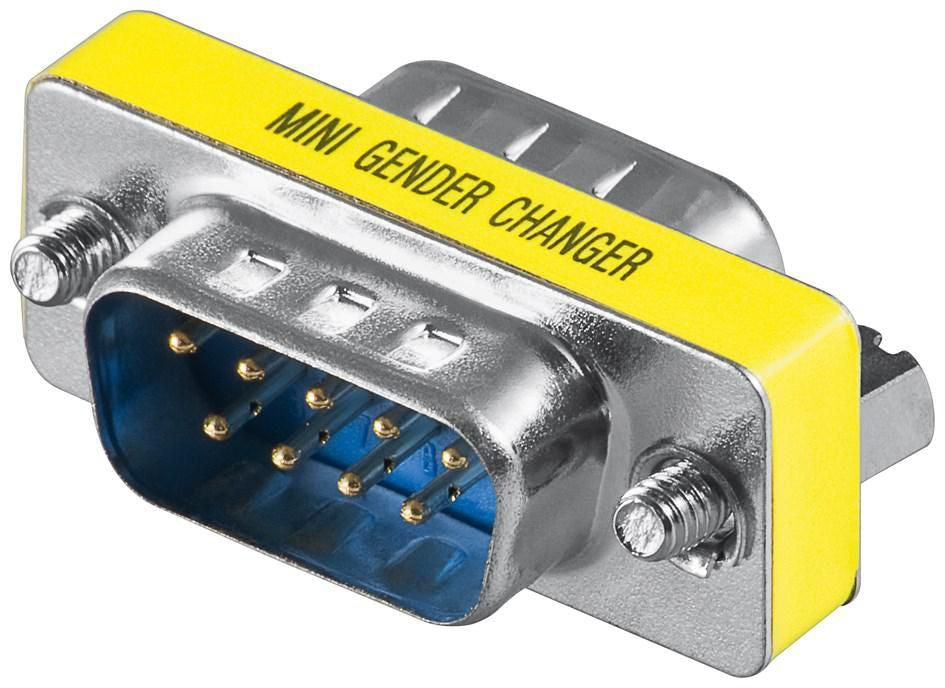 Microconnect MOD99 cambiador de género para cable DB9 Azul (2)