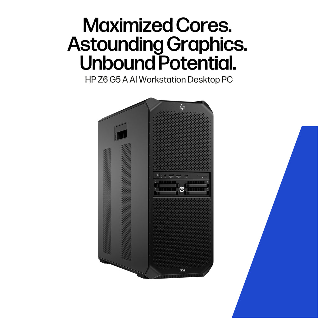 HP Z6 G5 A AMD Ryzen Threadripper PRO PRO 7965WX 128 GB DDR5-SDRAM 1 TB SSD NVIDIA RTX 4000 Ada Windows 11 Pro Tower Workstation AI Workstation Black (4)