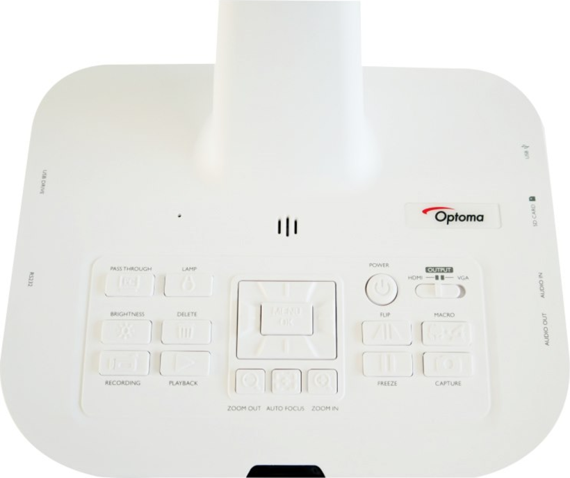 Optoma DC460 Cámara documentos Blanco 25,4 3,2mm CMOS USB 2.0 vista 2