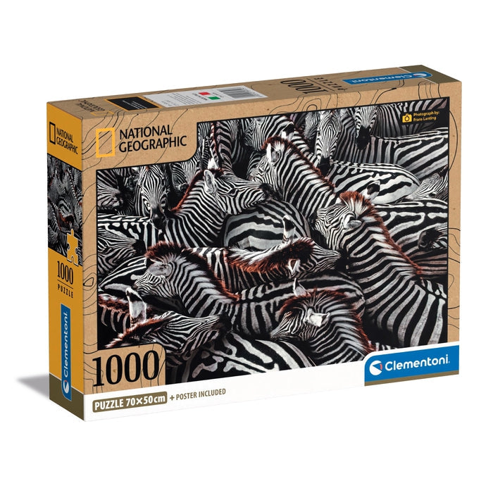 Clementoni Zebra Puzzle rompecabezas 1000 pieza(s) Animales