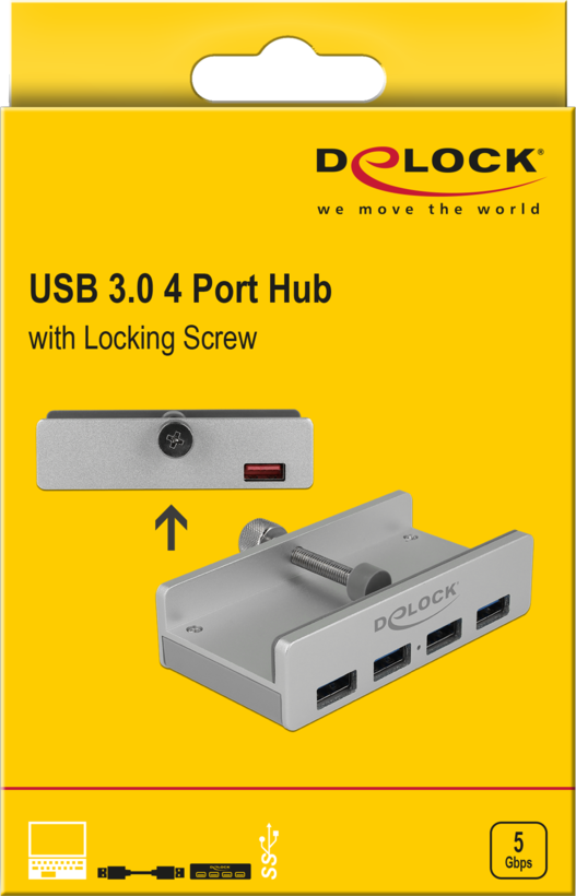 DeLOCK 64046 hub interfaz USB 3.2 Gen 1 Tipo 5000 (3)