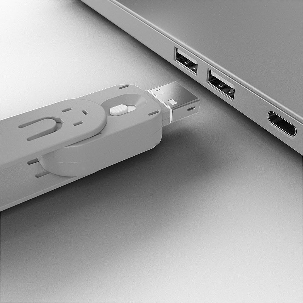 Lindy 40624 bloqueador de puerto Llave de bloqueador de puerto USB tipo A Blanco Acrilonitrilo butadieno estireno (ABS) 1 pieza(s) (4)