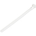 StarTech.com CBMZTRB6 presilla Brida reutilizable Nylon, Plástico Blanco 100 pieza(s)