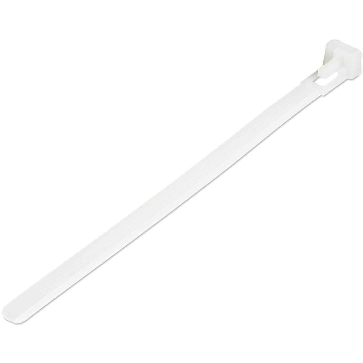 StarTech.com CBMZTRB6 presilla Brida reutilizable Nylon, Plástico Blanco 100 pieza(s)
