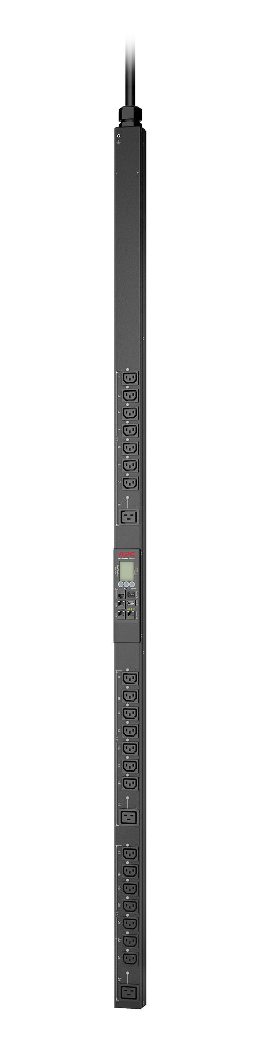 APC APDU9981EU3 unidad de distribución de energía (PDU) 24 salidas AC 0U Negro