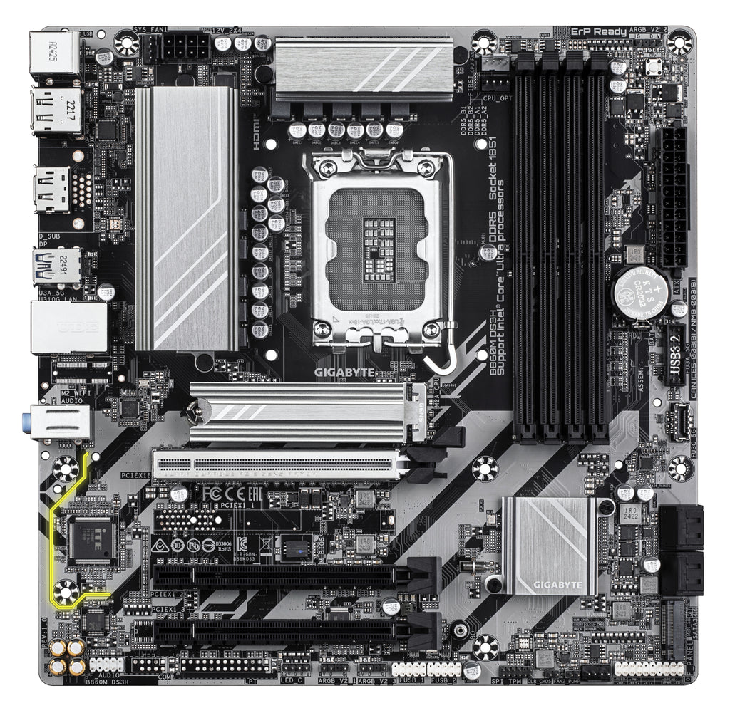 GIGABYTE B860M DS3H placa base Intel B860 LGA 1851 (Socket V1) micro ATX (3)
