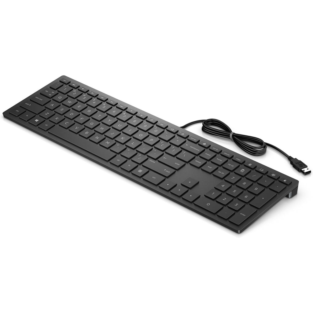 HP Pavilion Wired Keyboard 300 teclado Oficina USB Negro (9)