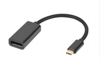 Microconnect MC-USBC-DPF1.2 adaptador de cable de vídeo USB Tipo C DisplayPort Negro (2)