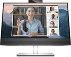 HP E24mv G4 FHD Conferencing Monitor computer monitor 60.5 cm (23.8") 1920 x 1080 pixels Full HD Black, Silver (2)