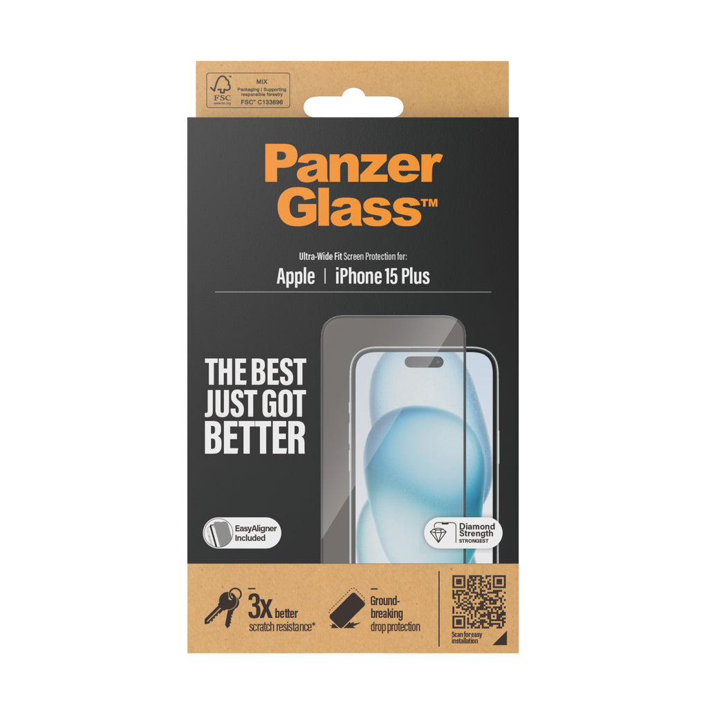 PanzerGlass ® Screen Protector iPhone 15 Plus (2811)