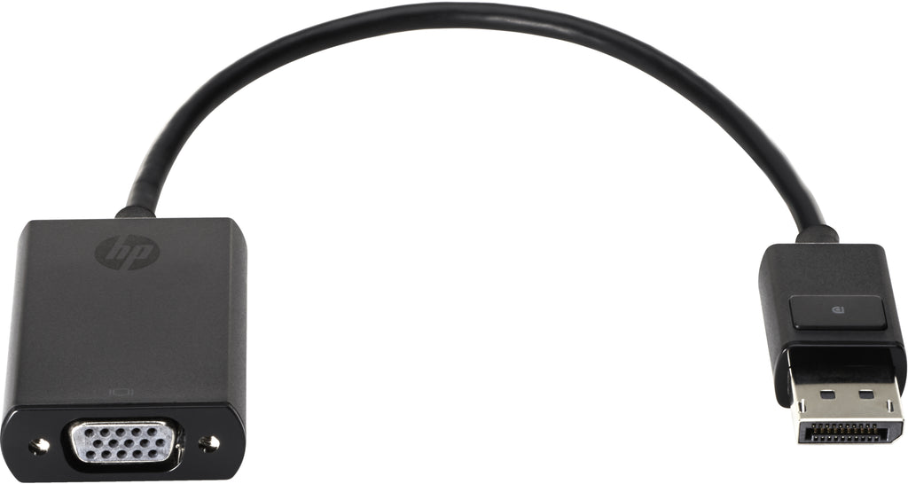 HP DisplayPort To VGA Adapter 0,2 m VGA (D-Sub) Negro (2)