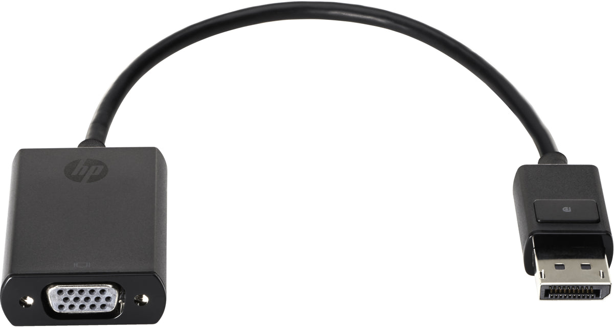 HP DisplayPort To VGA Adapter 0,2 m VGA (D-Sub) Negro (2)