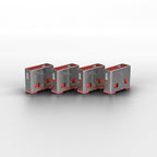 Lindy 40450 bloqueador de puerto Bloqueador de puerto + clave USB tipo A Rosa Acrilonitrilo butadieno estireno (ABS) 5 pieza(s) (3)