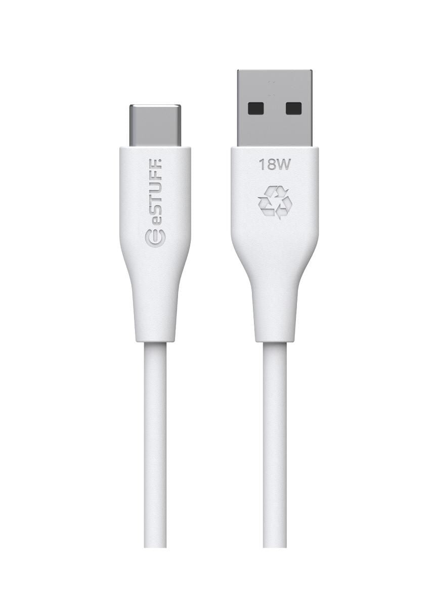 eSTUFF ES605170-BULK cable USB USB 2.0 1 m USB C USB A 60 W Blanco (6)