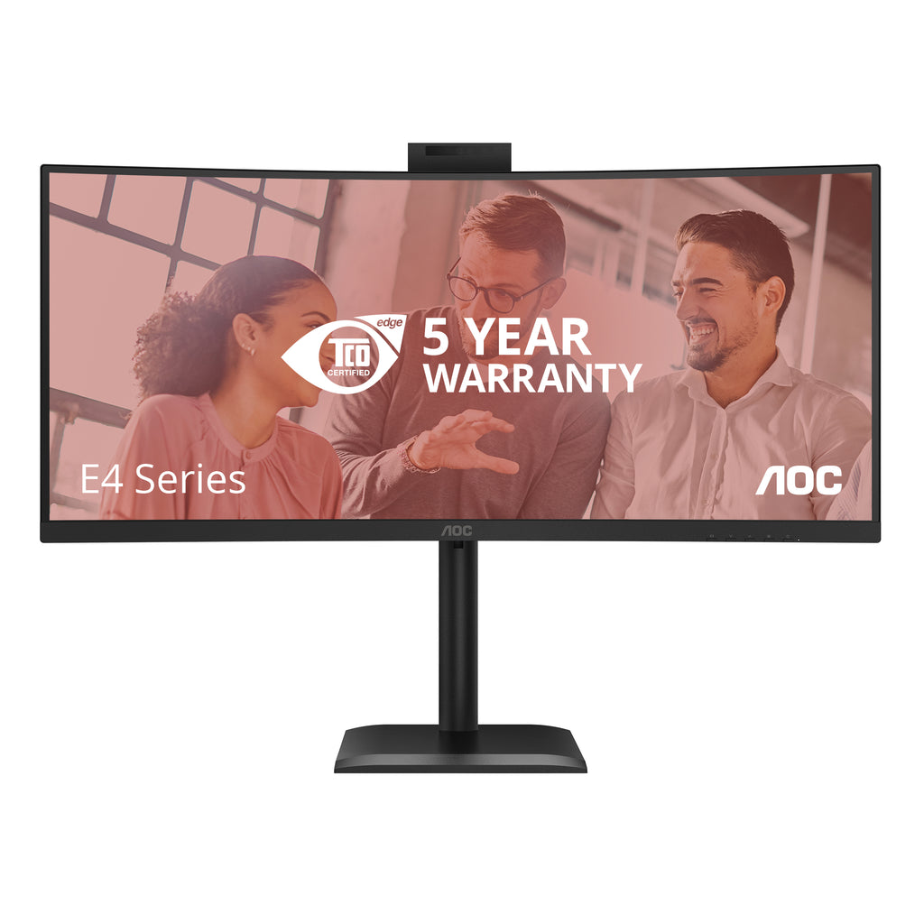 AOC CU34E4CW/75 pantalla para PC 86,4 cm (34") 3440 x 1440 Pixeles Negro