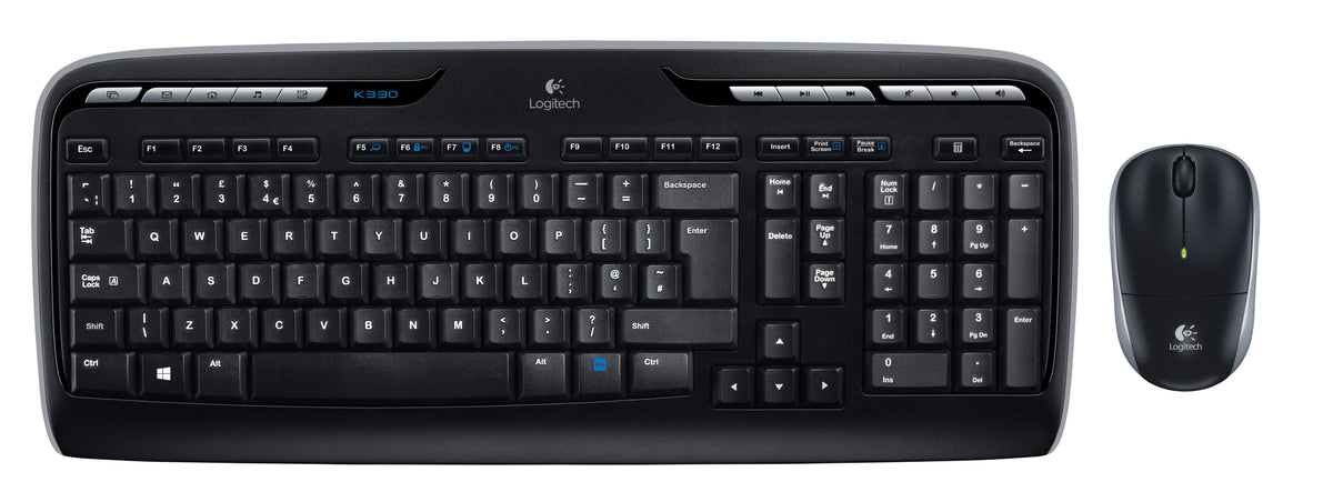 Logitech MK330 teclado Ratón incluido Oficina USB QWERTY Internacional de EE.UU. Negro (2)