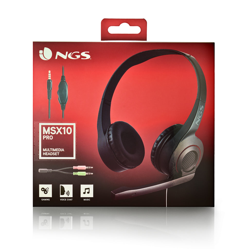 NGS MSX 10 PRO Auriculares Alámbrico Diadema Juego Negro (9)