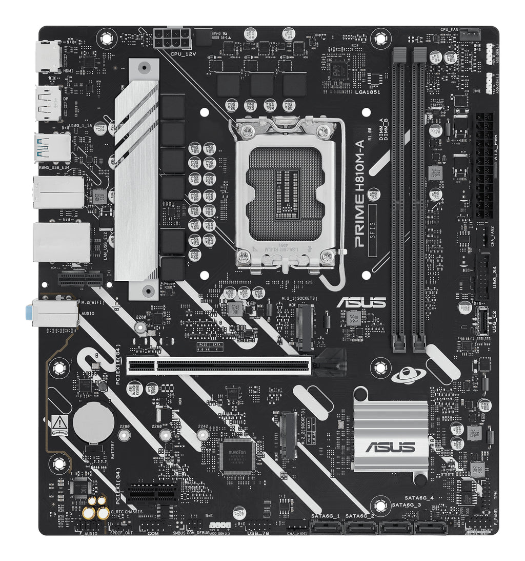 ASUS PRIME H810M-A-CSM Intel H810 LGA 1851 (Socket V1) micro ATX (3)